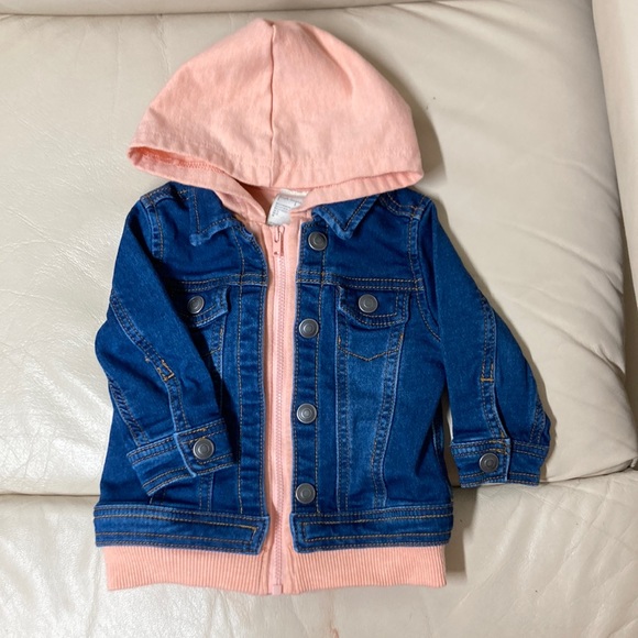 FIRST IMPRESSIONS 2T Hooded Jean Jacket - Picture 2 of 5